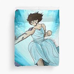 The Ultimate Warrior Cinematic Action Shot Duvet Cover