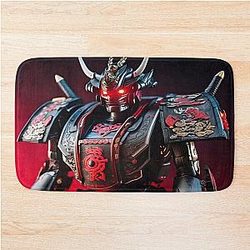 Cyber Shogun Rockbot – The Ultimate Warrior of Power Rebellion - Model 9 Bath Mat