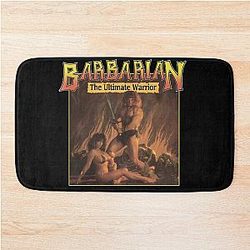 Barbarian The Warrior Game Cover HD Bath Mat