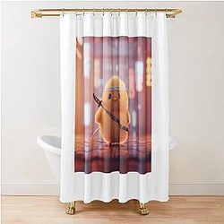 Ruffled Chicken: The Ultimate Warrior Shower Curtain