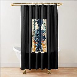 Dragon Ball Super Saiyan Son Goku Kakarot Graphic T-Shirt Shower Curtain