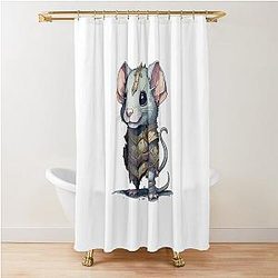 Ultimate Warrior Rat Shower Curtain