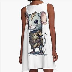 Ultimate Warrior Rat A Line Dress