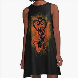 Ultimate Warrior 3 A Line Dress