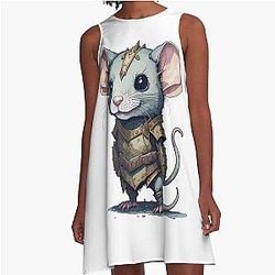 Ultimate warrior rat A-Line Dress