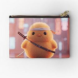 Ruffled Chicken The Ultimate Warrior Zipper Pouch