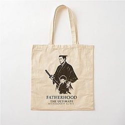 Fatherhood: The Warrior's Path - Samurai Ink Art Cotton Tote Bag