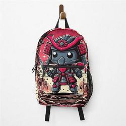 Cyber Shogun Rockbot – The Ultimate Warrior of Power and Rebellion  - Model 25 Backpack