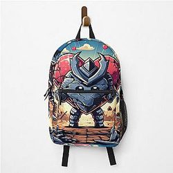 Cyber Shogun Rockbot The Ultimate Warrior of Power Rebellion Valentine's Day Model 12 Backpack