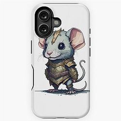 Ultimate warrior rat iPhone case
