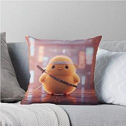 Ruffled Chicken Ultimate Throw Pillow