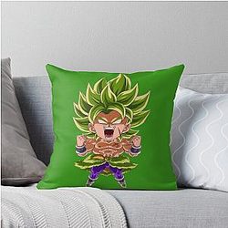 Broly: The Ultimate Warrior Throw Pillow