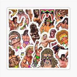 The Ultimate Warrior Wrestling Sticker