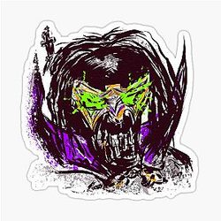 Ultimate Warrior Spawn Sticker