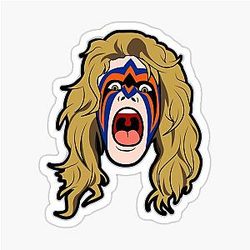 The Ultimate Warrior Sticker