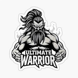 Ultimate Warrior Sticker