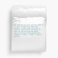 Umineko - Small bombs Duvet Cover