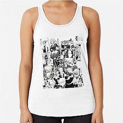 Umineko Beatrice Manga Collage Racerback Tank Top
