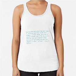 Umineko - Small bombs Racerback Tank Top