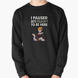 I paused my Umineko When They Cry to be here Pullover Sweatshirt