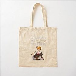 I paused my Umineko When They Cry to be here Cotton Tote Bag