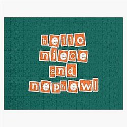 Uncle Roger say, Hello niece and nephew!   Jigsaw Puzzle
