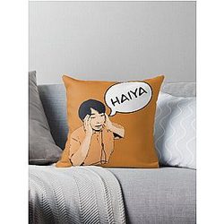 Uncle Roger Haiya meme sticker Throw Pillow