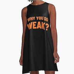 Why you so weak Uncle Roger   A-Line Dress