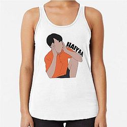Uncle Roger HAIYAA!   Racerback Tank Top