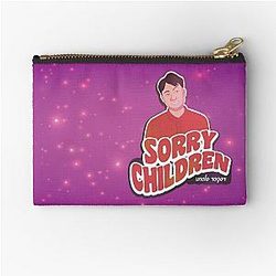 Naughty Uncle Roger, says... sorry children Zipper Pouch