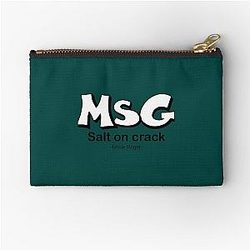 MSG, Salt on crack - Uncle Roger - Nigel Ng    Zipper Pouch