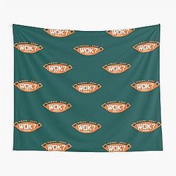 Uncle Roger ask you, Where Your Wok - Orange   Tapestry