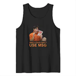 Uncle Roger Tank Tops - Had a Bad Day Use MSG Quote