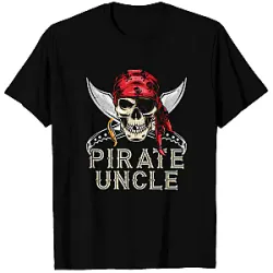 Pirate Uncle Skull Halloween PTTT2008  Uncle Roger T-Shirts