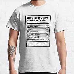 Nutrition Facts Uncle Roger Classic T-Shirt