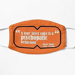 Uncle Roger - A Four Layer Cake is a Psychopathic Behaviour Flat Mask