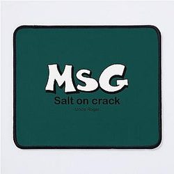 MSG, Salt on crack - Uncle Roger - Nigel Ng    Mouse Pad