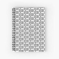 UNCLE ROGER "Not Bad"  Spiral Notebook