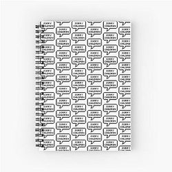 UNCLE ROGER "Sorry Children"  Spiral Notebook