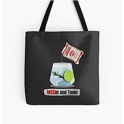 MSGin and Tonic Uncle Roger All Over Print Tote Bag