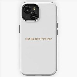 UNCLE ROGER "Leg" Orange iPhone Tough Case