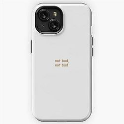 UNCLE ROGER "Not Bad" Orange iPhone Tough Case