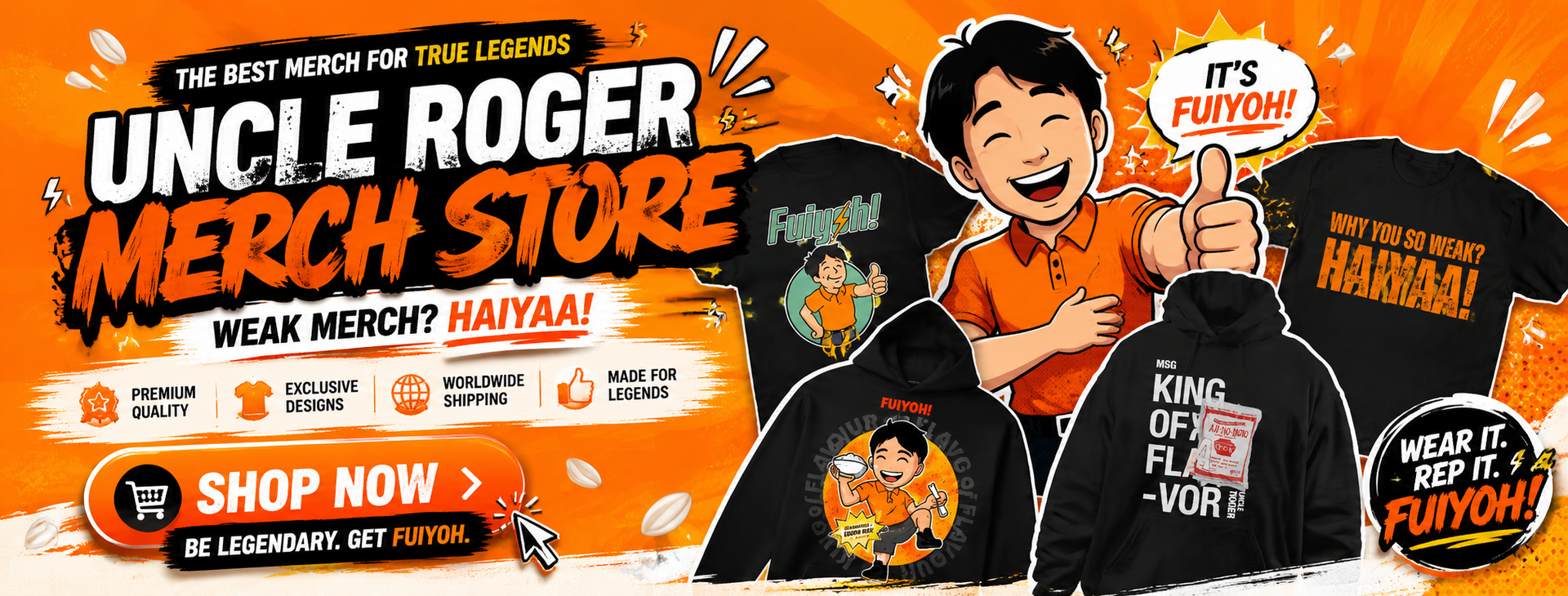 Uncle Roger Shop - Official Uncle Roger Merchandise Store