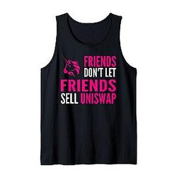 Friends Don't Let Friends Sell Funny Crypto UNI Tank Top