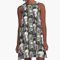 Classic Universal Monsters A Line Dress