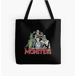Universal Monsters Vintage Group Shot Tote Bag