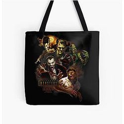Halloween Horror Nights Universal Monsters All Over Print Tote Bag
