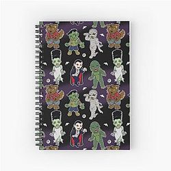 Universal Monsters Spiral Notebook