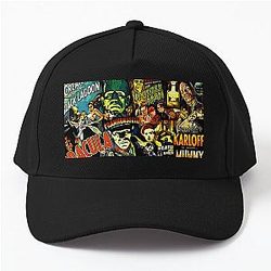 Horror cult universal monster movies face mask baseball cap