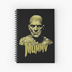 Universal Monsters The Mummy Dark Spiral Notebook